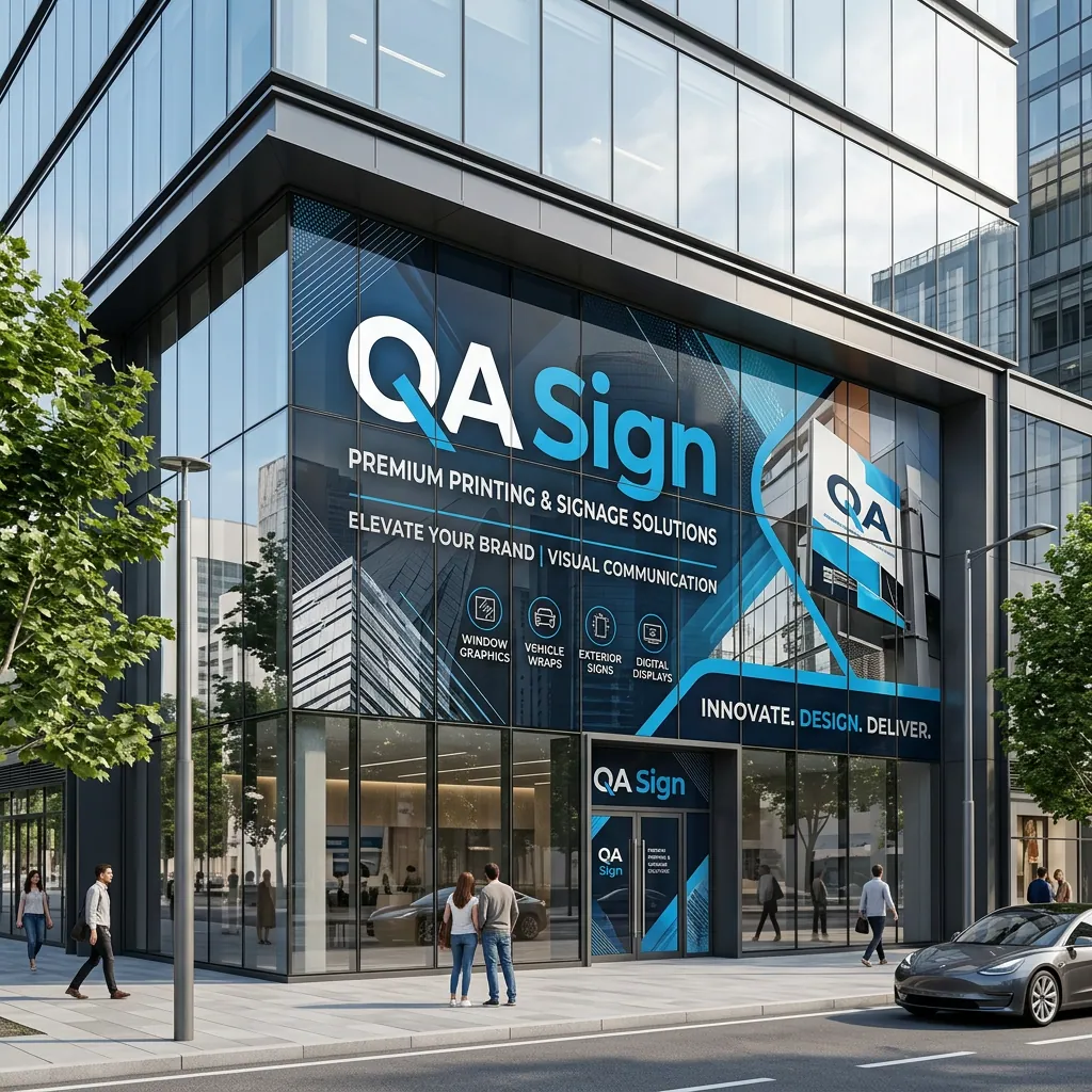 لافتات المحلات — QA Signs قطر